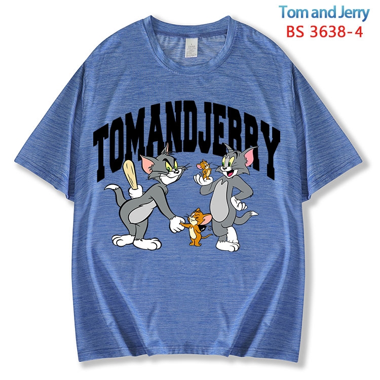 Tom and Jerry  ice silk cotton loose and comfortable T-shirt from XS to 5XL BS-3638-4