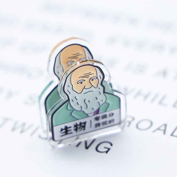 discipline Cartoon acrylic book clip creative multifunctional clip  price for 10 pcs F091