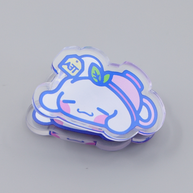 sanrio Cartoon acrylic book clip creative multifunctional clip  price for 10 pcs F128