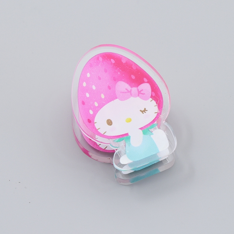 Hellokitty Cartoon acrylic book clip creative multifunctional clip  price for 10 pcs F232