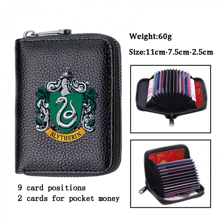 Harry Potter Anime PU change bag card holder 11x7.5x2.5cm 60G