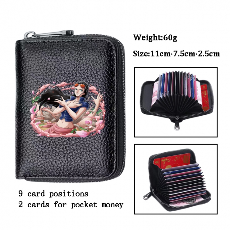 One Piece Anime PU change bag card holder 11x7.5x2.5cm 60G