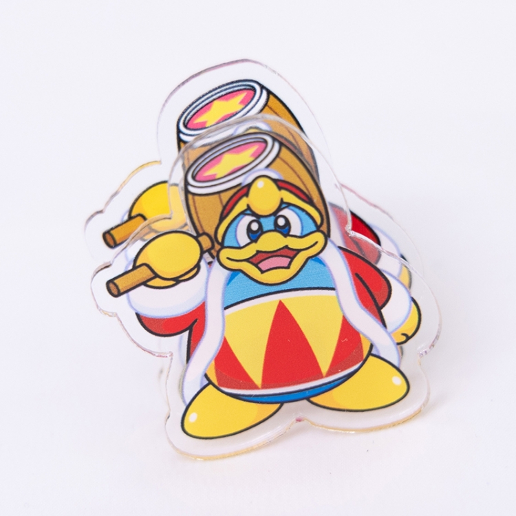 Kirby Cartoon acrylic book clip creative multifunctional clip  price for 10 pcs F442