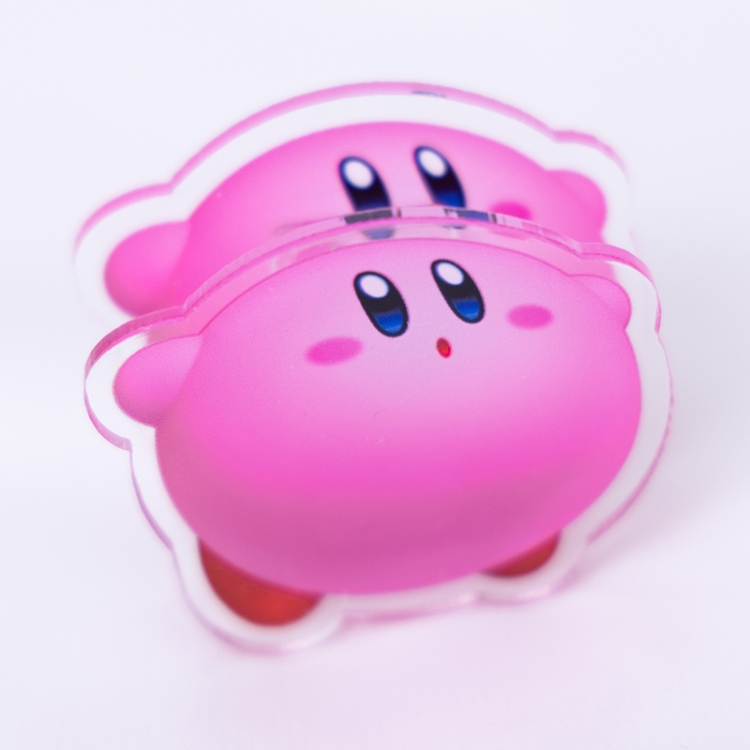 Kirby Cartoon acrylic book clip creative multifunctional clip  price for 10 pcs F446