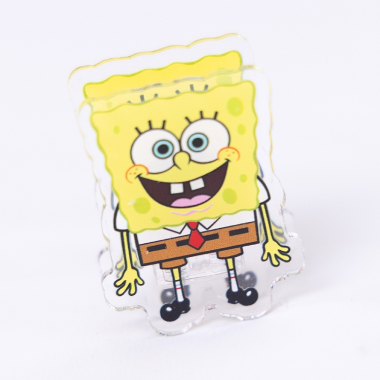 SpongeBob Cartoon acrylic book clip creative multifunctional clip  price for 10 pcs F453