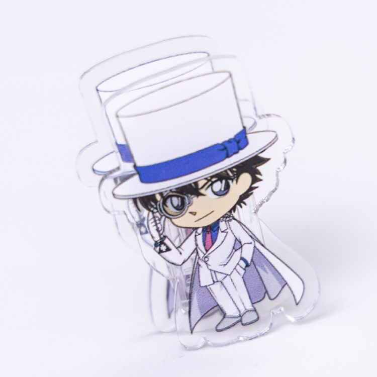 Detective conan Cartoon acrylic book clip creative multifunctional clip  price for 10 pcs F437