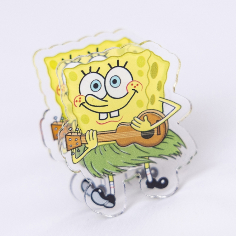 SpongeBob Cartoon acrylic book clip creative multifunctional clip  price for 10 pcs F452