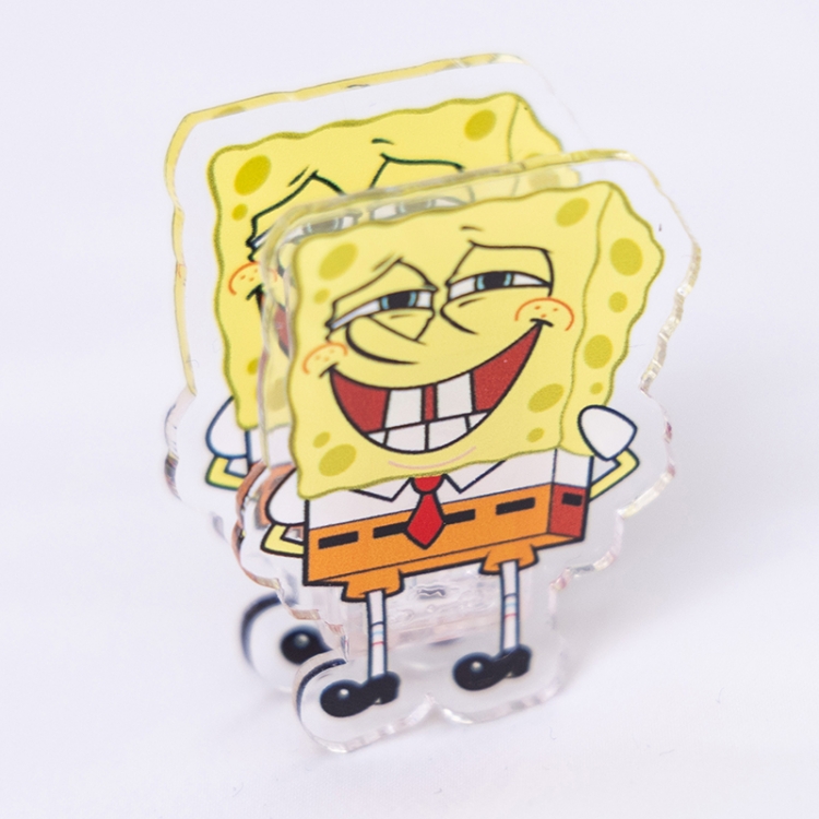 SpongeBob Cartoon acrylic book clip creative multifunctional clip  price for 10 pcs F449