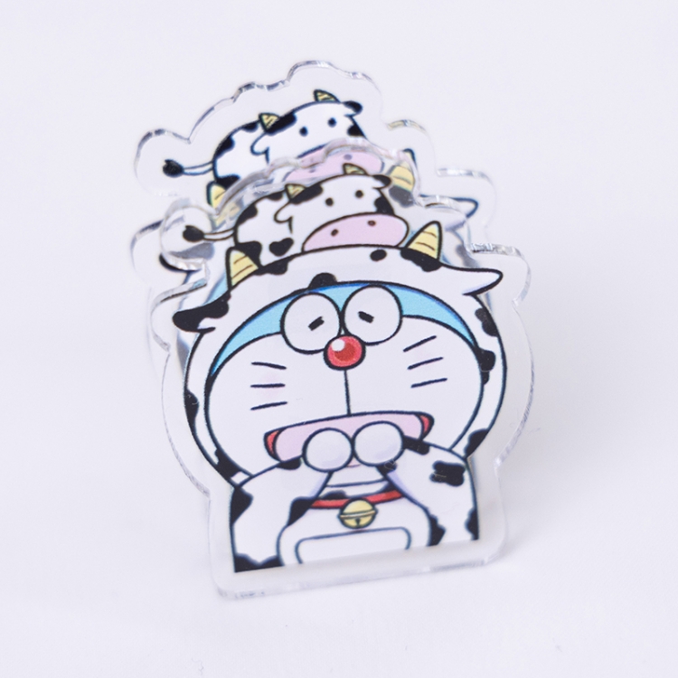 Doraemon Cartoon acrylic book clip creative multifunctional clip  price for 10 pcs F393