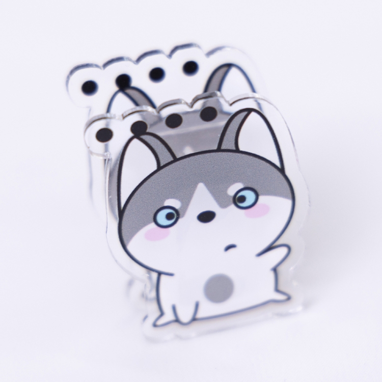 Chaigou Cartoon acrylic book clip creative multifunctional clip  price for 10 pcs F358