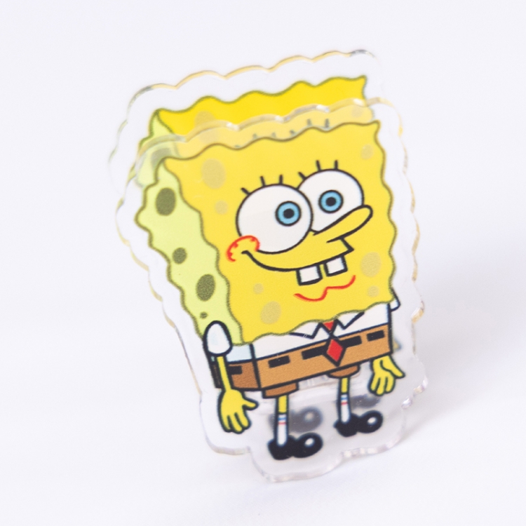 SpongeBob Cartoon acrylic book clip creative multifunctional clip  price for 10 pcs F347