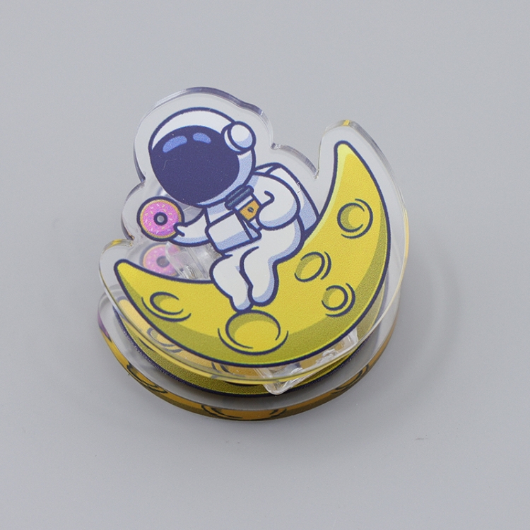 Outer Space Astronauts Cartoon acrylic book clip creative multifunctional clip  price for 10 pcs F338