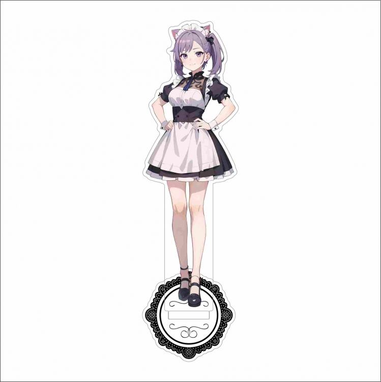 Genshin Impact Anime characters acrylic Standing Plates Keychain 15cm