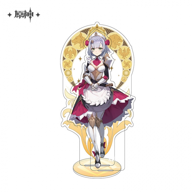 Genshin Impact Anime characters Double Insert Style acrylic Standing Plates Keychain 15m