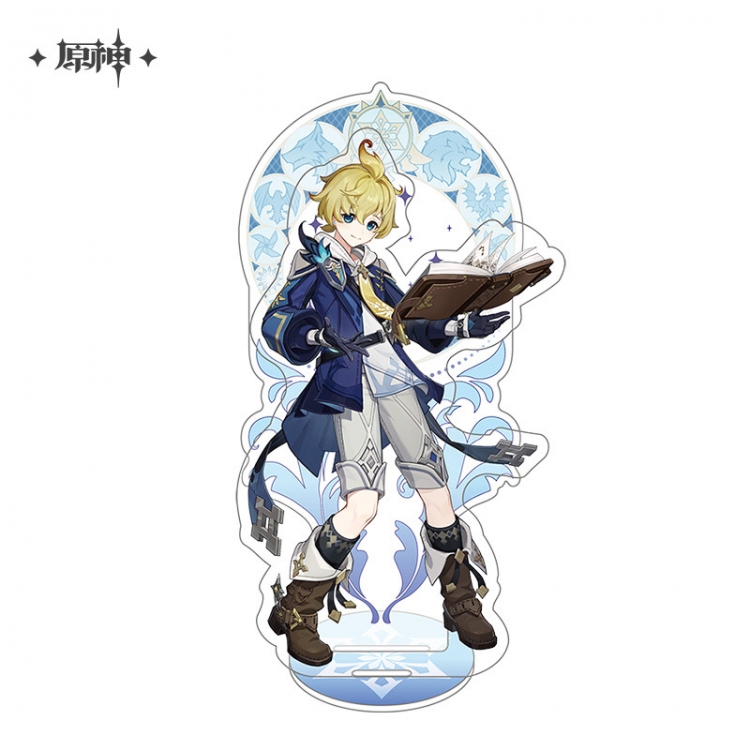 Genshin Impact Anime characters Double Insert Style acrylic Standing Plates Keychain 15m
