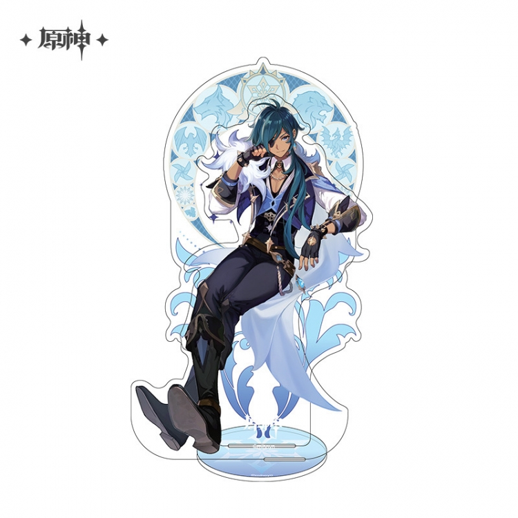 Genshin Impact Anime characters Double Insert Style acrylic Standing Plates Keychain 15m