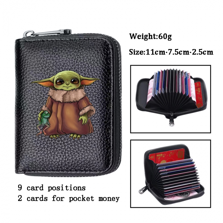 Star Wars Anime PU change bag card holder 11x7.5x2.5cm 60G