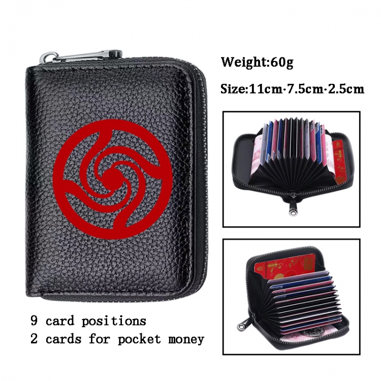 Jujutsu Kaisen  Anime PU change bag card holder 11x7.5x2.5cm 60G