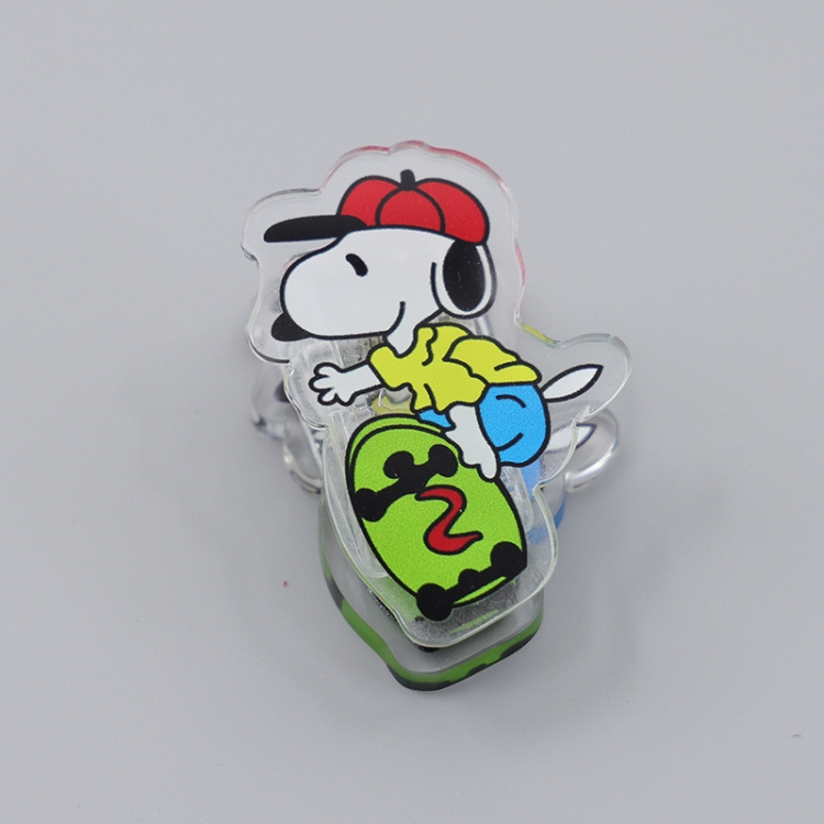 Snoopys Story Cartoon acrylic book clip creative multifunctional clip  price for 10 pcs F317