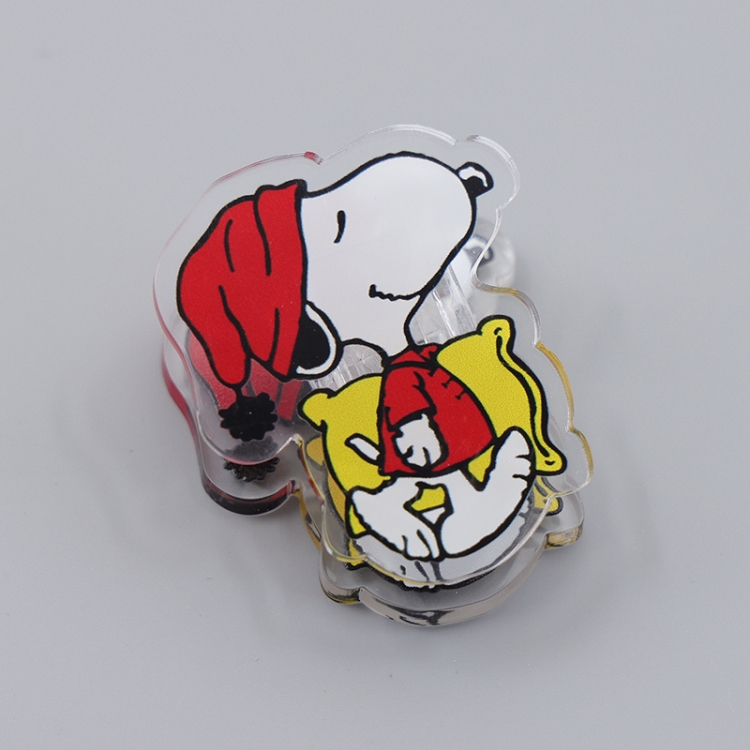 Snoopys Story Cartoon acrylic book clip creative multifunctional clip  price for 10 pcs F314
