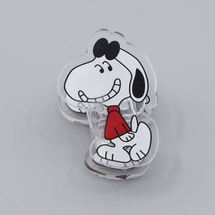 Snoopys Story Cartoon acrylic book clip creative multifunctional clip  price for 10 pcs F320