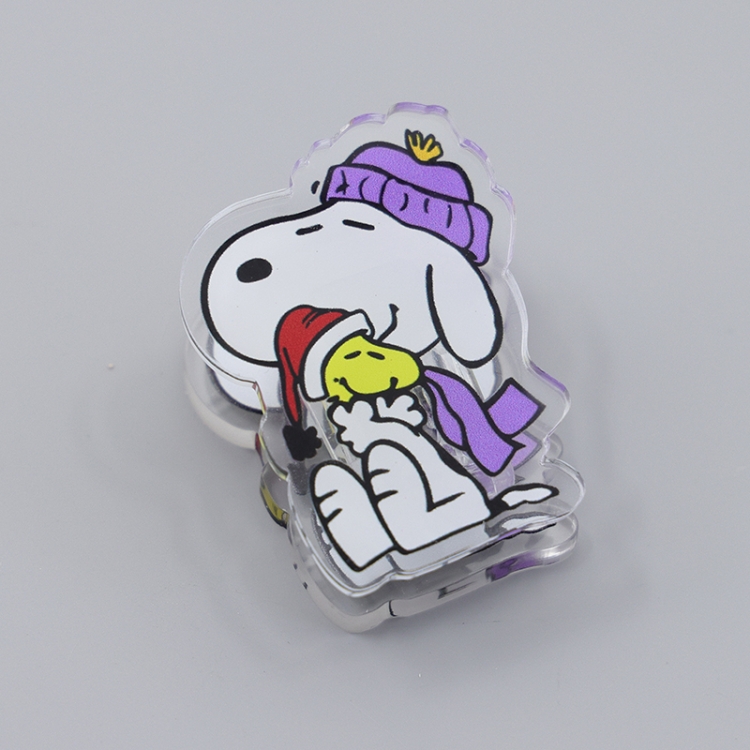Snoopys Story Cartoon acrylic book clip creative multifunctional clip  price for 10 pcs F323