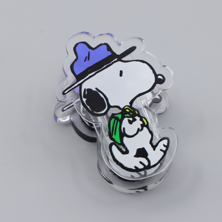 Snoopys Story Cartoon acrylic book clip creative multifunctional clip  price for 10 pcs F313