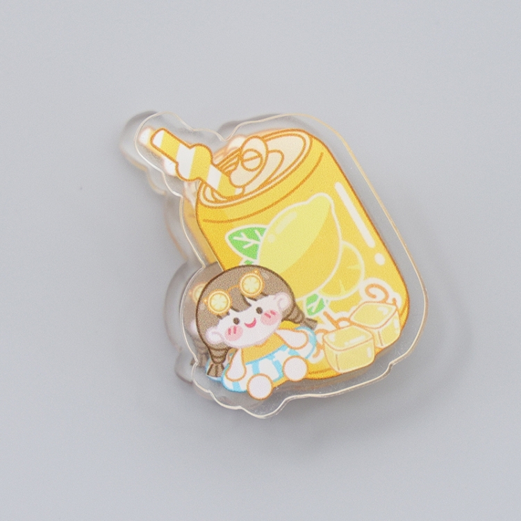 Simple Pen Girl Cartoon acrylic book clip creative multifunctional clip  price for 10 pcs F302