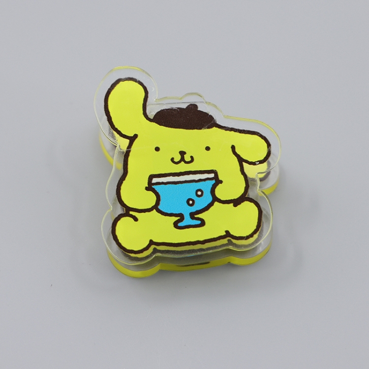 Purin Cartoon acrylic book clip creative multifunctional clip  price for 10 pcs F260