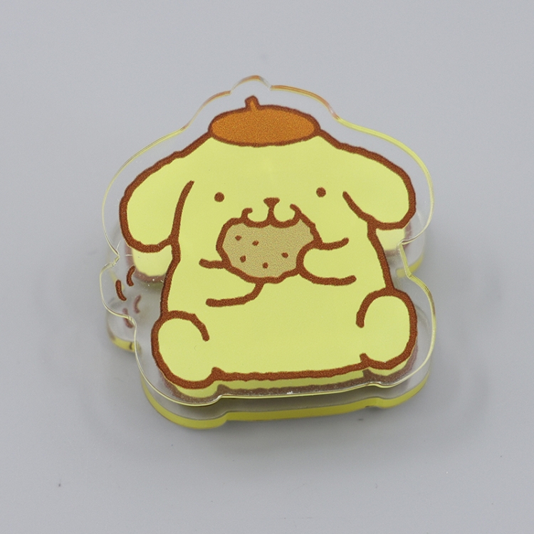 Purin Cartoon acrylic book clip creative multifunctional clip  price for 10 pcs F266