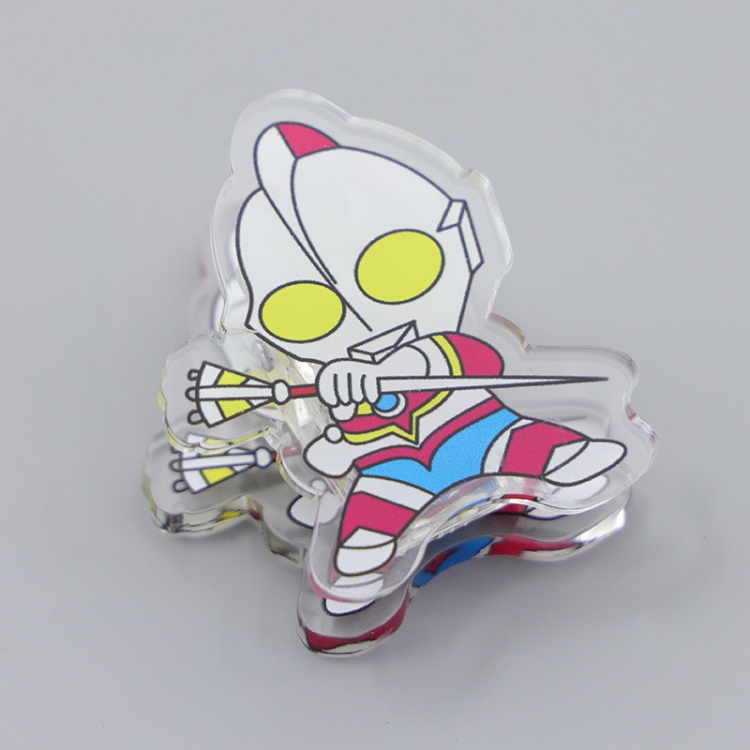 Ultraman Cartoon acrylic book clip creative multifunctional clip  price for 10 pcs F249