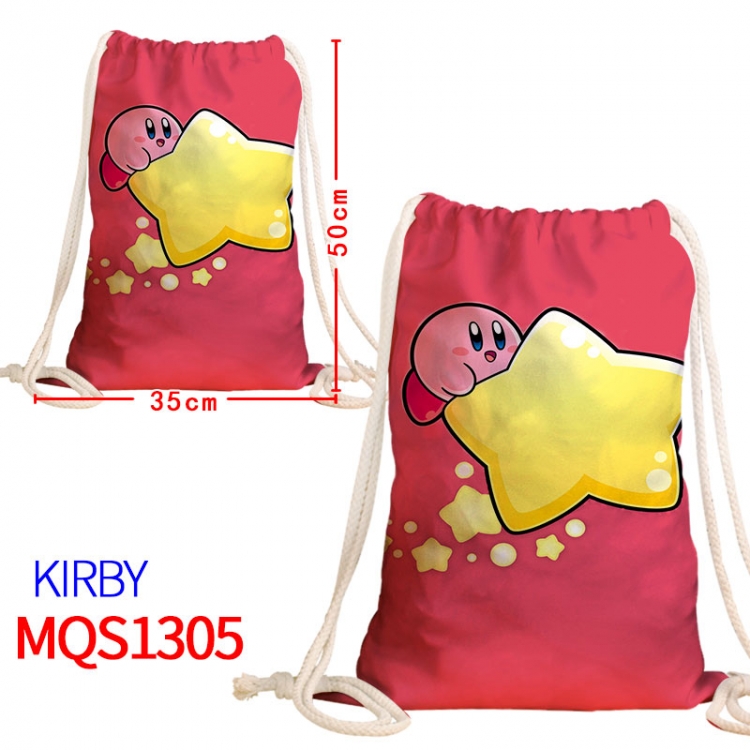 Kirby Canvas drawstring pocket backpack 50x35cm MQS-1305
