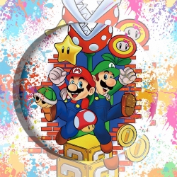 Super Mario Anime tinplate bro...