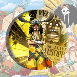 One Piece Anime tinplate brooc...