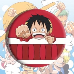 One Piece Anime tinplate brooc...