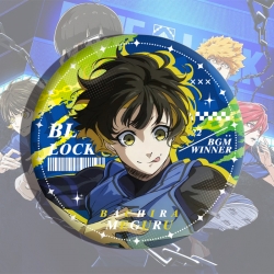 BLUE LOCK Anime tinplate brooc...