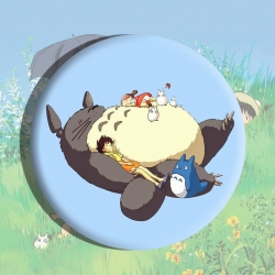 TOTORO Anime tinplate brooch b...