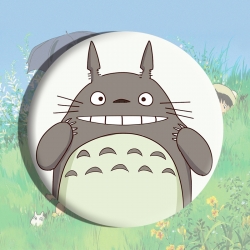 TOTORO Anime tinplate brooch b...