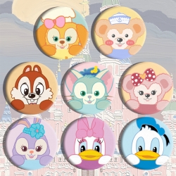 Disney Anime tinplate brooch b...