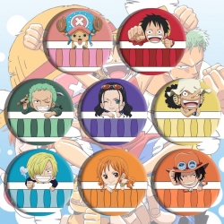 One Piece Anime tinplate brooc...