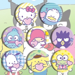 Sanrio Anime tinplate brooch b...
