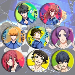 BLUE LOCK Anime tinplate brooc...
