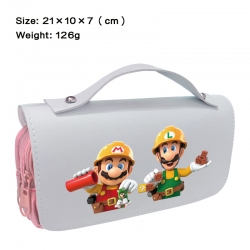 Super Mario Anime PU canvas fl...