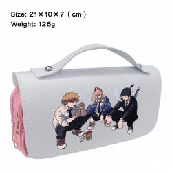 Chainsaw man Anime PU canvas f...