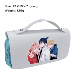 Chainsaw man Anime PU canvas f...