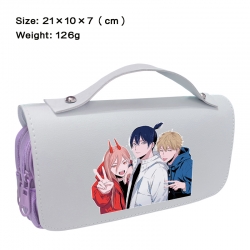 Chainsaw man Anime PU canvas f...