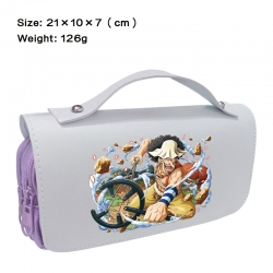 One Piece Anime PU canvas flip...