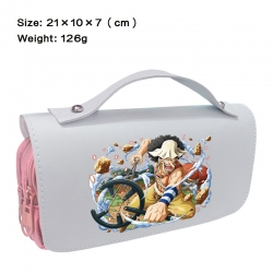 One Piece Anime PU canvas flip...