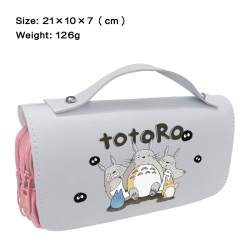 TOTORO Anime PU canvas flip th...