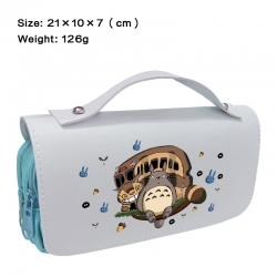 TOTORO Anime PU canvas flip th...